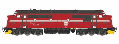 19-DK-8750124 - H0 - Diesellok TMX 1014 Indlands Banen AB, Ep. V - DC - Digital, Sound